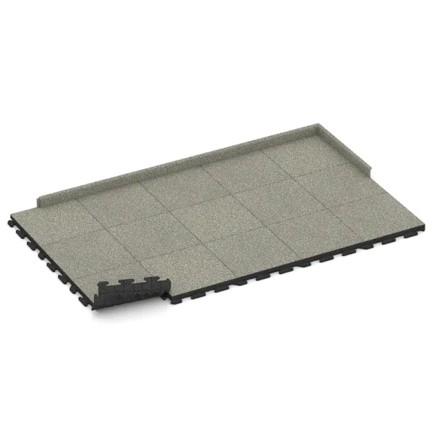 Typische Verlegung oder Einbausituation für den Artikel 1432 von WARCO - Gehwegplatte Classic, Farbton Heller Granit in der Abmessung 500 x 500 x 50 mm.