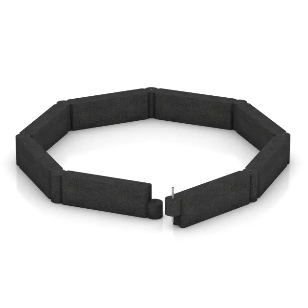 Typische Verlegung oder Einbausituation für den Artikel 2578 von WARCO - Kettenelement, Farbton Anthrazit in der Abmessung 1000 x 150 x 300 mm.