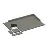 Typische Verlegung oder Einbausituation für den Artikel 3721 von WARCO - Fitnessmatte Premium 2 cm, Farbton Grauer Granit in der Abmessung 306 x 306 x 20 mm.