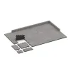 Typische Verlegung oder Einbausituation für den Artikel 3720 von WARCO - Fitnessmatte Premium 2 cm, Farbton Heller Granit in der Abmessung 306 x 306 x 20 mm.