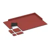 Typische Verlegung oder Einbausituation für den Artikel 5983 von WARCO - Fitnessmatte Premium 2 cm, Farbton Rose in der Abmessung 306 x 306 x 20 mm.