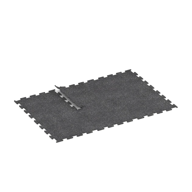 Typische Verlegung oder Einbausituation für den Artikel 3777 von WARCO - Fitness Performance Elite Trainingsboden, Farbton Leicht Grau Gesprenkelt in der Abmessung 100 x 100 x 1,5 cm | 1,00 m².