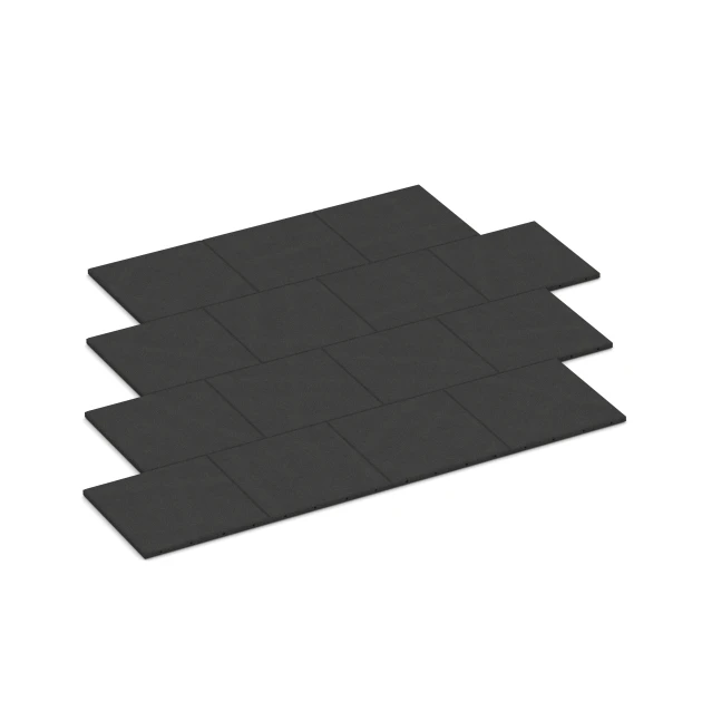 Typische Verlegung oder Einbausituation für den Artikel 6127 von WARCO - Fallschutzmatte – 95 cm, Farbton Anthrazit in der Abmessung 50 x 50 x 3 cm | 0,25 m².