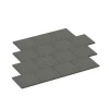 Typische Verlegung oder Einbausituation für den Artikel 6413 von WARCO - Fallschutzplatte – 90 cm, Farbton Dunkelgrauer Granit in der Abmessung 50 x 50 x 3 cm | 0,25 m².