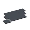 Typische Verlegung oder Einbausituation für den Artikel 6221 von WARCO - Fallschutzplatten, Farbton Schiefergrau in der Abmessung 50 x 50 x 4 cm.