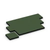 Typische Verlegung oder Einbausituation für den Artikel 6207 von WARCO - Fallschutzplatten, Farbton Grasgrün in der Abmessung 50 x 50 x 8 cm.