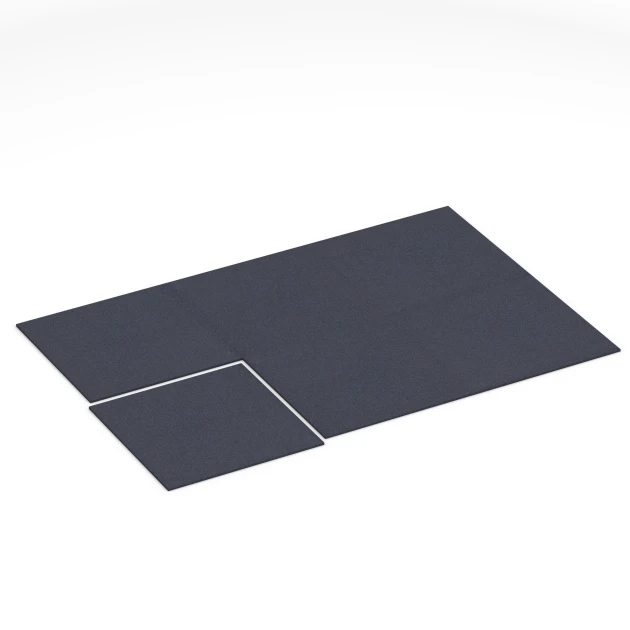 Typische Verlegung oder Einbausituation für den Artikel 6176 von WARCO - Fitness Performance Elite Trainingsboden, Farbton Anthrazit in der Abmessung 100 × 100 × 2 cm.