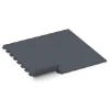Typische Verlegung oder Einbausituation für den Artikel 7055 von WARCO - Terrassenplatte Linea, Farbton Schiefergrau in der Abmessung 50 x 50 x 3 cm | 0,25 m².