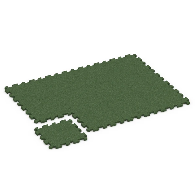 Typische Verlegung oder Einbausituation für den Artikel 6990 von WARCO - Fitness Bodenschutzmatte, Farbton Grasgrün in der Abmessung 50 x 50 x 3 cm | 0,25 m².
