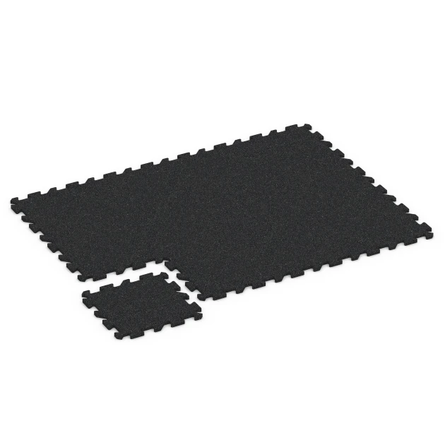Typische Verlegung oder Einbausituation für den Artikel 6638 von WARCO - Fitness Bodenschutzmatte, Farbton Anthrazit in der Abmessung 50 x 50 x 2 cm | 0,25 m².