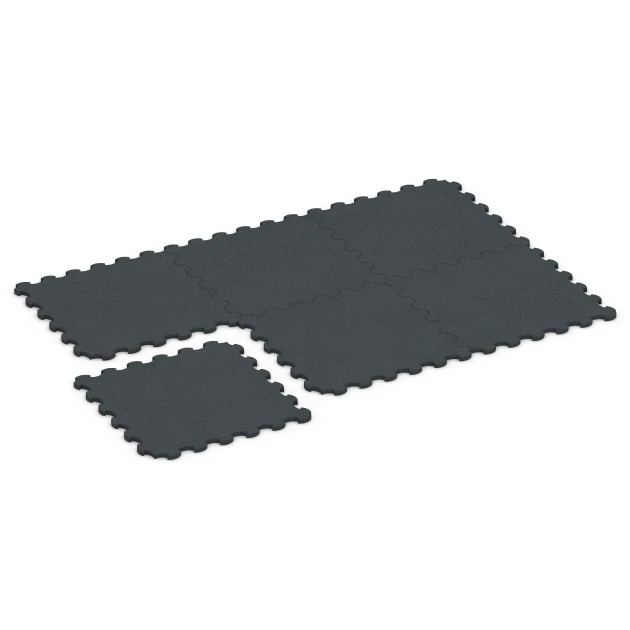 Typische Verlegung oder Einbausituation für den Artikel 7084 von WARCO - Hunde-Bodenschutzmatte, Farbton Anthrazit in der Abmessung 102,5 x 102,5 x 3 cm | 1,05 m².