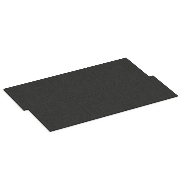 Typische Verlegung oder Einbausituation für den Artikel 6379 von WARCO - Stallmatte, Farbton Anthrazit in der Abmessung 100 x 100 x 3 cm | 1,00 m².