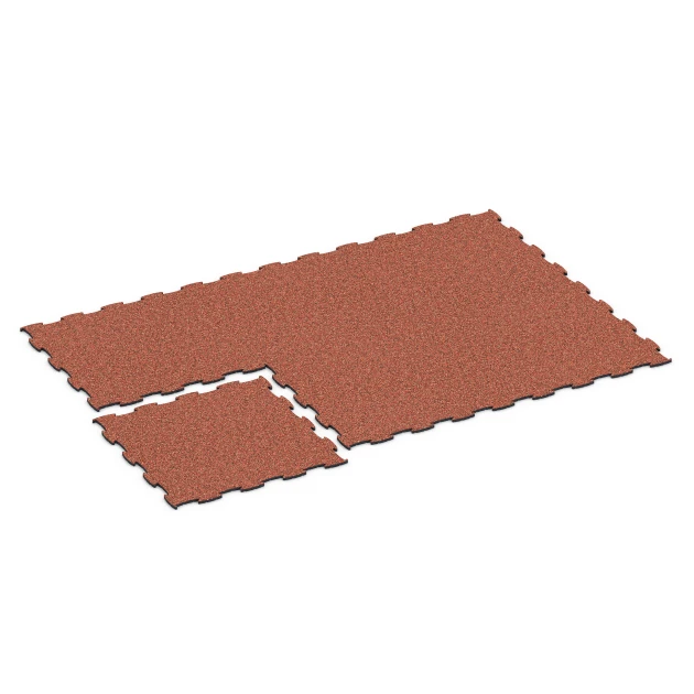 Typische Verlegung oder Einbausituation für den Artikel 6809 von WARCO - Hundesportboden, Farbton Feuersglut in der Abmessung 97,1 x 97,1 × 1,8 cm.