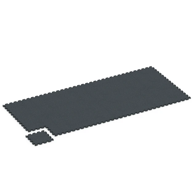 Typische Verlegung oder Einbausituation für den Artikel 6964 von WARCO - Fitness Premium Boden Plus, Farbton Anthrazit in der Abmessung 28,9 x 28,9 x 1,8 cm.