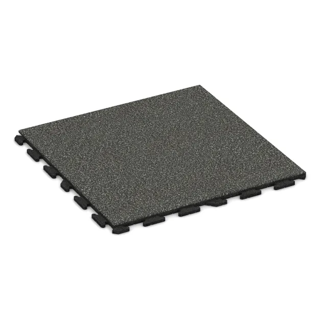 Foto der hinteren Seite vom unsymmetrischen WARCO-Formteil 5759: Event-Boden, Design Dunkelgrauer Granit, Maße 1000 x 1000 x 30 mm.