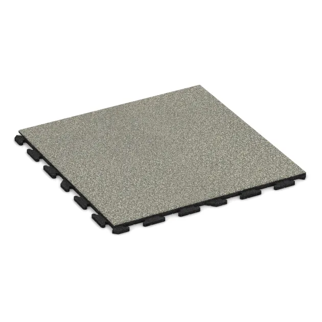 Foto der hinteren Seite vom unsymmetrischen WARCO-Formteil 5761: Event-Boden, Design Heller Granit, Maße 1000 x 1000 x 30 mm.
