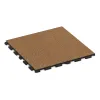 Foto der hinteren Seite vom unsymmetrischen WARCO-Formteil 5763: Event-Boden, Design Terra Cotta, Maße 1000 x 1000 x 30 mm.